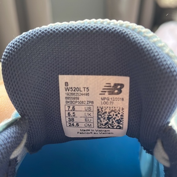 New Balance ComfortRite 520 Running Shoes-Light & dark blue - Picture 4 of 10